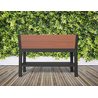 Кашпо-Грядка keter  Darwin elevated Garden Bed Pro (with shelf), коричневый