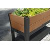 Кашпо-Грядка keter  Darwin elevated Garden Bed Pro (with shelf), коричневый