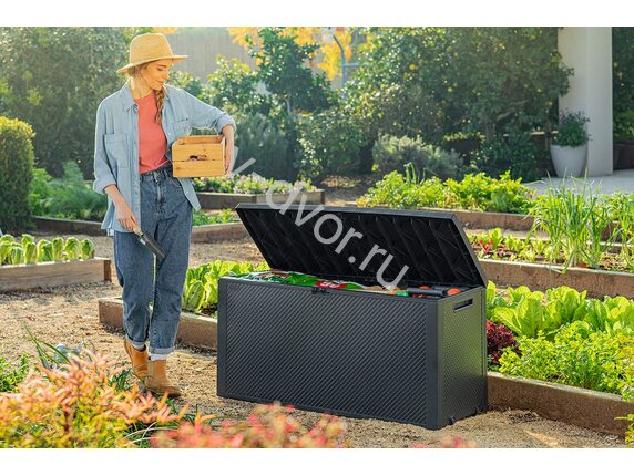 Сундук Keter Emily Storaqe Box 280л графит