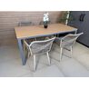 Обеденная группа Madera WPC 4+1 with Porto Crossback на 4 персоны капучино