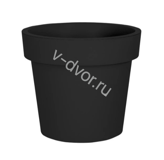 Кашпо для цветов напольное, LOFT 50 л, OLA DOM антрацит графит
