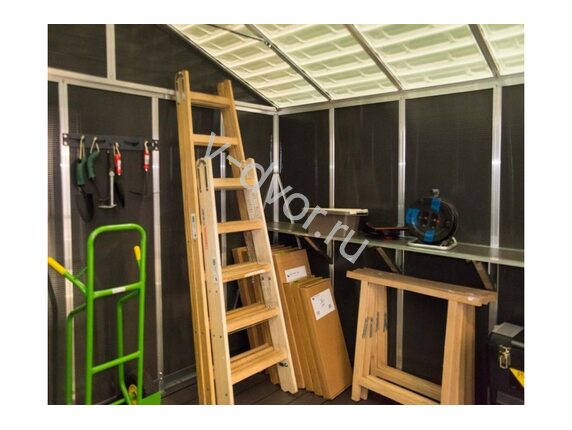 Хозяйственный блок сарай Palram YUKON 11*9 (серый)