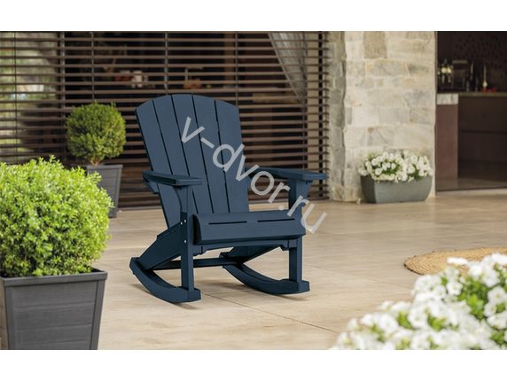 Стул Rocking Adirondack chair (графит)