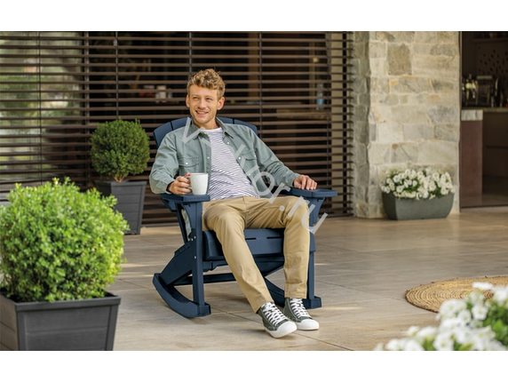 Стул Rocking Adirondack chair (графит)