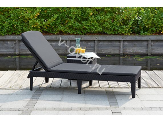 Шезлонг Keter Jaipur Sun lounger (with cushion) Графит