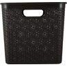 Корзина для хранения Keeplex Rattan 21л тем каштан без крышки
