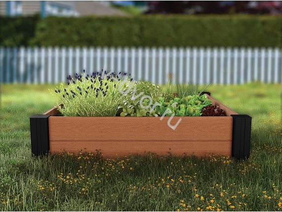 Кашпо-Грядка для растений keter Vista Modular Garden Bed single pack (коричневый)
