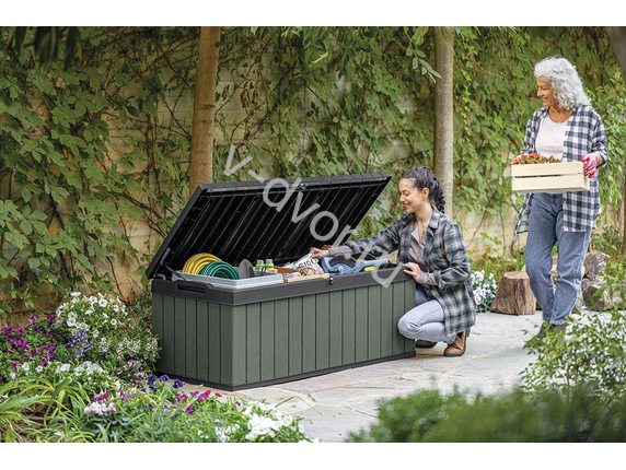 Сундук Darwin Box 380L зеленый
