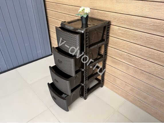 Комод Luxe Rattan шоколад