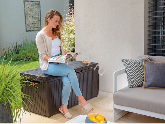 Сундук Keter SPRINGWOOD STORAGE BOX 305L коричневый