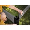 Кашпо-Грядка для растений keter Vista Modular Garden Bed single pack (графит)