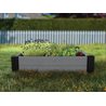 Кашпо-Грядка для растений keter Vista Modular Garden Bed single pack (графит)