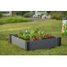 Кашпо-Грядка для растений keter Vista Modular Garden Bed single pack (графит)