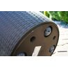 Кашпо Rattan D 470мм/50 л с внутренним горшком 27 л шоколад