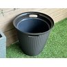 Кашпо Rattan D 470мм/50 л с внутренним горшком 27 л шоколад