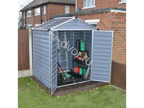Хозяйственный блок Palram SKYLIGHT SHED 6*5 серый