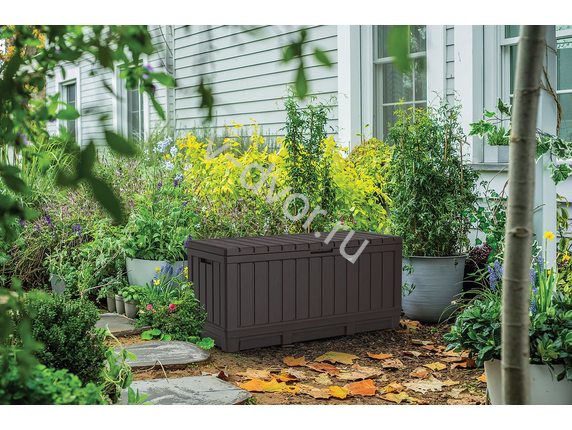 Сундук Keter KENTWOOD Storage Box коричневый