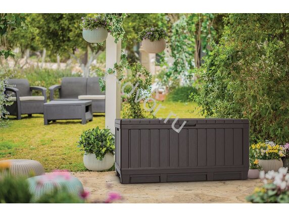 Сундук Keter KENTWOOD Storage Box коричневый
