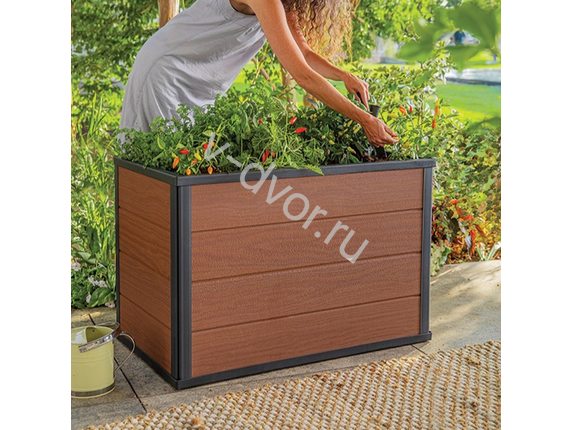 Кашпо-Грядка для растений Maple Mobile Urban Garden Bed 88L (коричневый)
